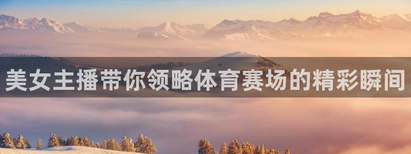 美女主播带你领略体育赛场的精彩瞬间